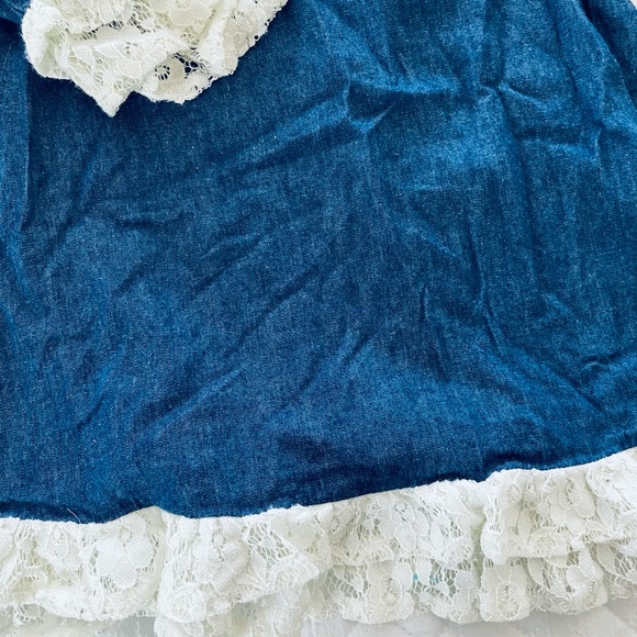 Denim Lace dress - Picture 2 of 3